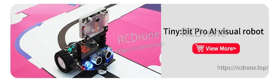 Robot car on a mini track map mat with black line path, used for infrared/visual line tracking practice