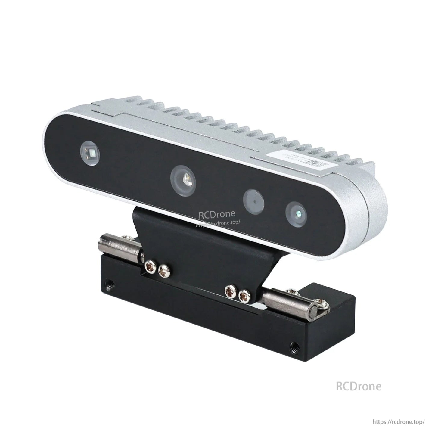 Yahboom Nuwa-HP60C depth camera mounted on adjustable angle bracket base, front view