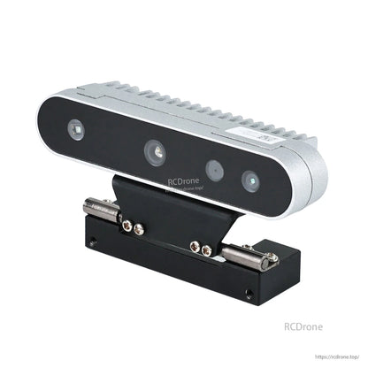Yahboom Nuwa-HP60C depth camera mounted on adjustable angle bracket base, front view