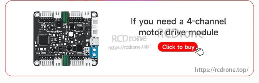 Banner for optional 4-channel motor drive module (accessory prompt)