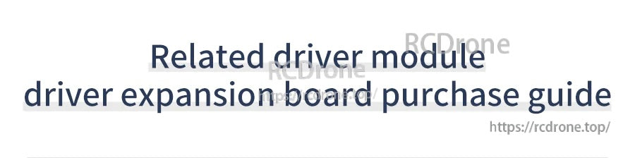 Related driver module and expansion board purchase guide header graphic