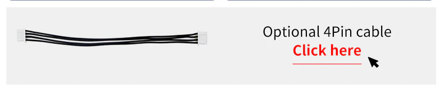 Optional 4-pin XH2.54 cable link banner for the ultrasonic sensor module