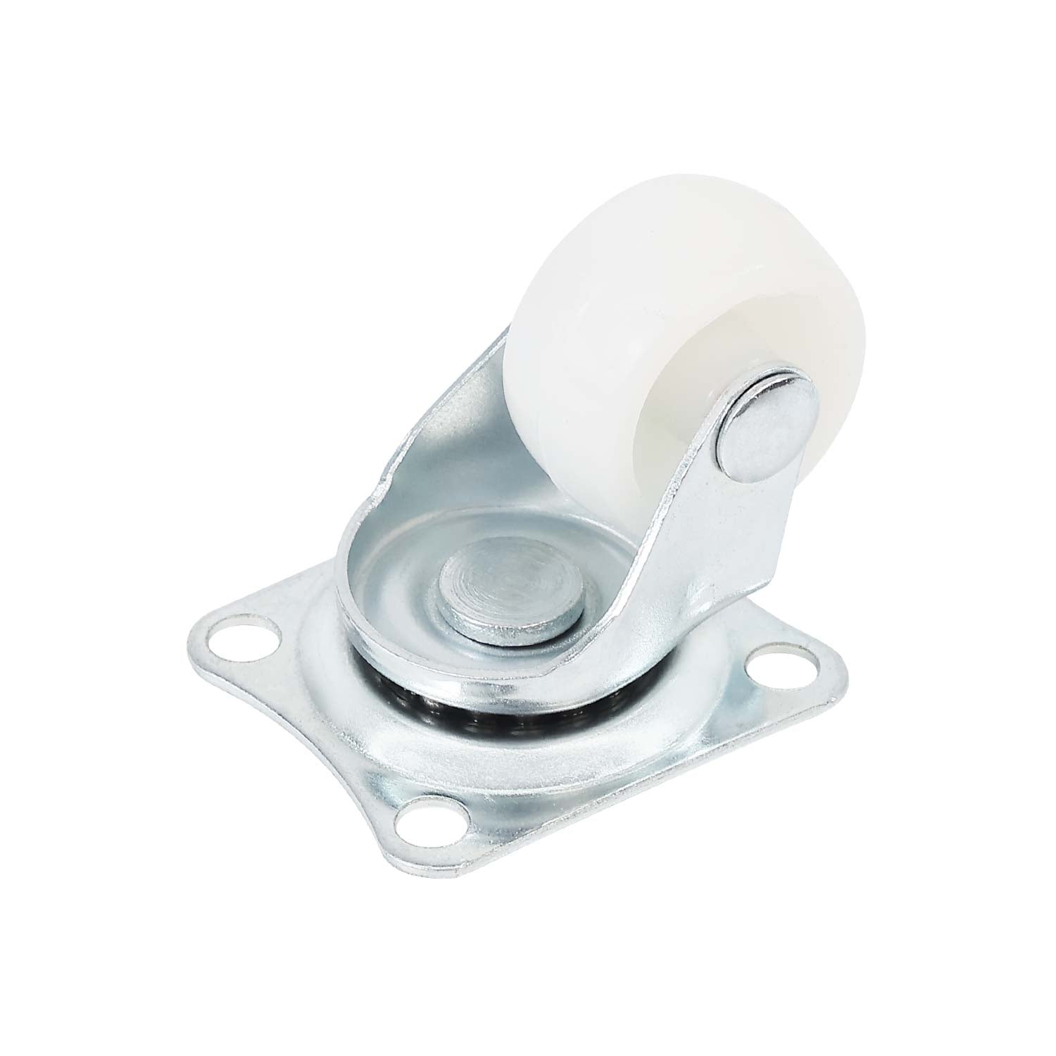 Yahboom 1-inch (25mm) universal caster wheel with nylon wheel and 4-hole metal mounting plate