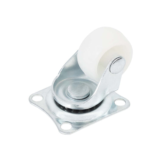 Yahboom 1-inch (25mm) universal caster wheel with nylon wheel and 4-hole metal mounting plate
