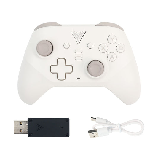 Yahboom Triple-Mode Wireless Handle Controller for Robotics, Wired/Bluetooth/2.4G, Hall Effect, ROS