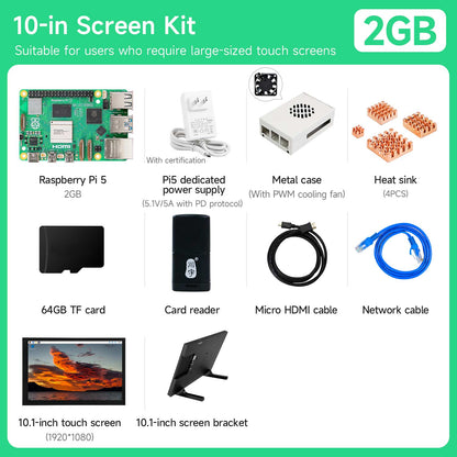 Raspberry Pi 5 AI Large Model Board and Starter Kit(1G/2G/4G/8G/16G)