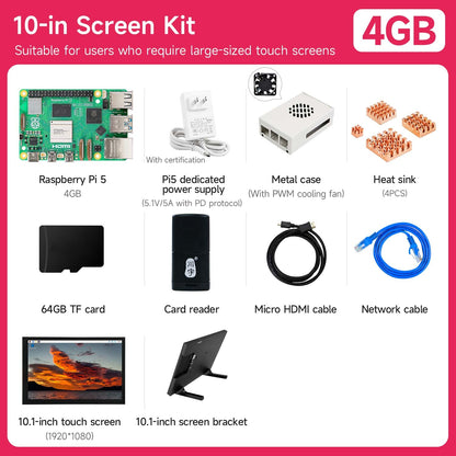 Raspberry Pi 5 AI Large Model Board and Starter Kit(1G/2G/4G/8G/16G)