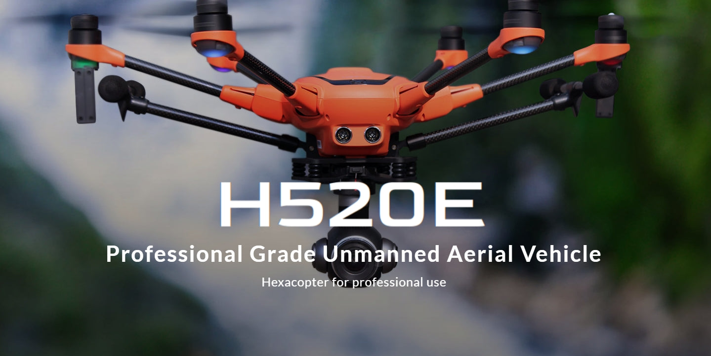 Yuneec H520E Commercial Hexacopter, Hexacopter for commercial use in aerial photography and videography.