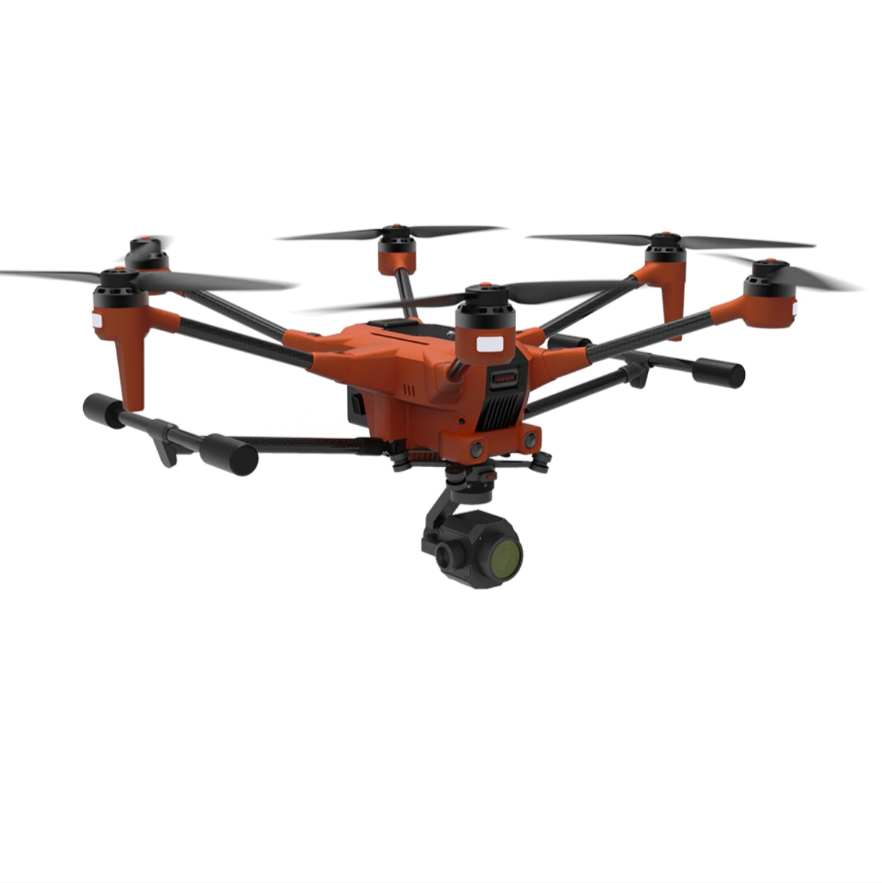 Yuneec H600 RTK commercial hexacopter with 1kg payload, 50-minute flight time, and 15km distance for inspections and mapping.