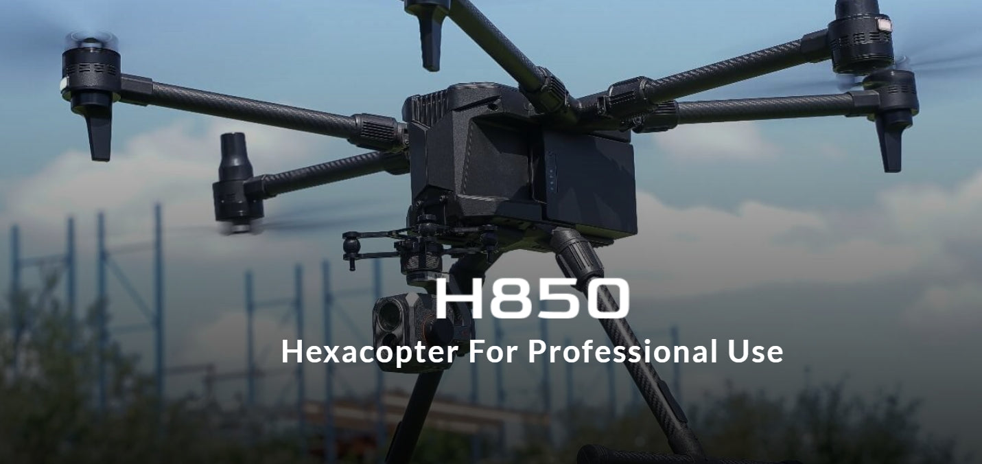 Yuneec H850 RTK Commercial Hexacopter, High-performance hexacopter for commercial/professional aerial photography.