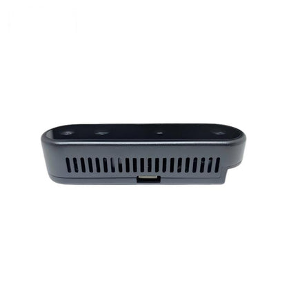Meta435 depth camera side profile showing ventilation slots and USB2.0 port