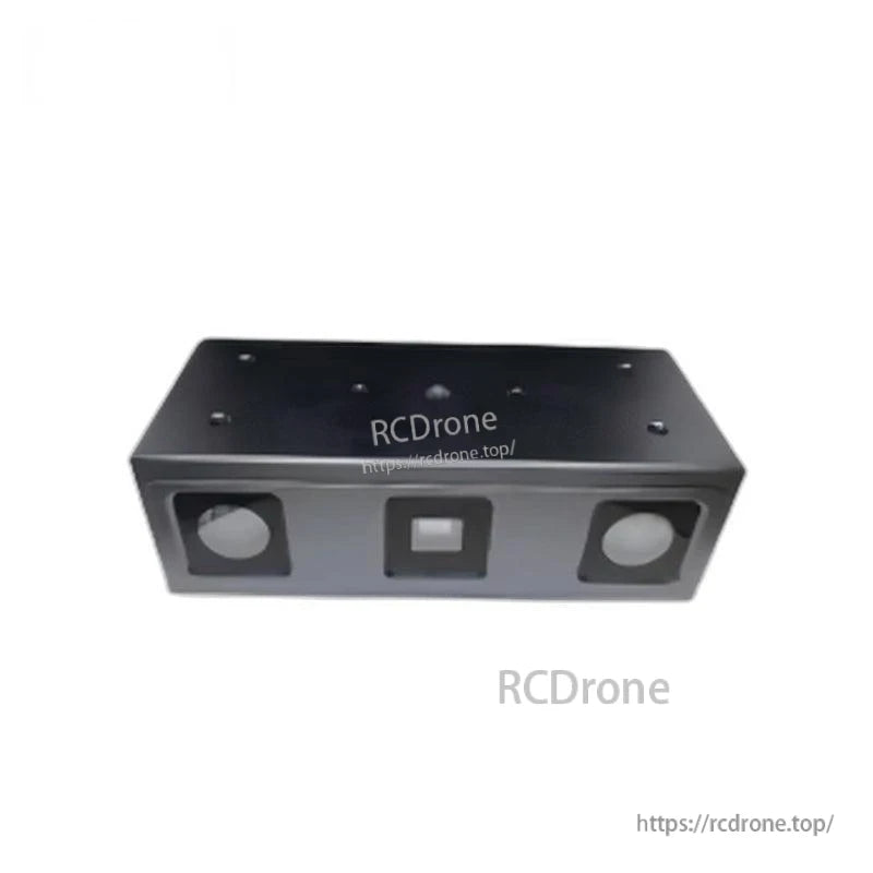 Top view of Yunshi Nano01/Nano02 3D Depth Camera housing with screw-mount holes and dual front lenses