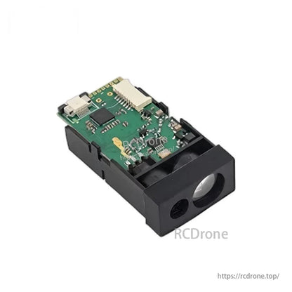 Yunshi SK60 UART TTL 3.3V laser distance sensor module, angled top view with connectors