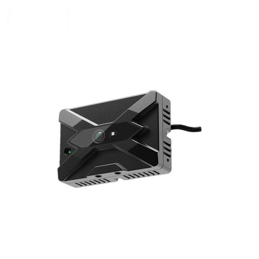 Yunshis CS20-P LiDAR Depth Sensor angled front view showing lens window and status indicator