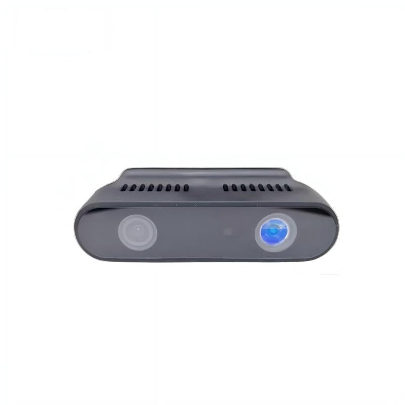 Front view of CS30 RGBD camera showing dual sensors behind dark faceplate and top ventilation slots