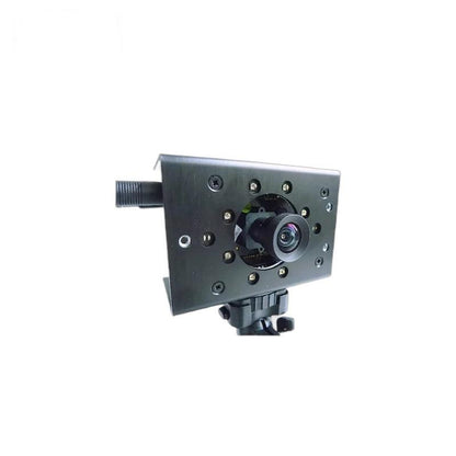 Yunshis DME660 Camera depth module, front lens view on mounting plate with cable strain relief