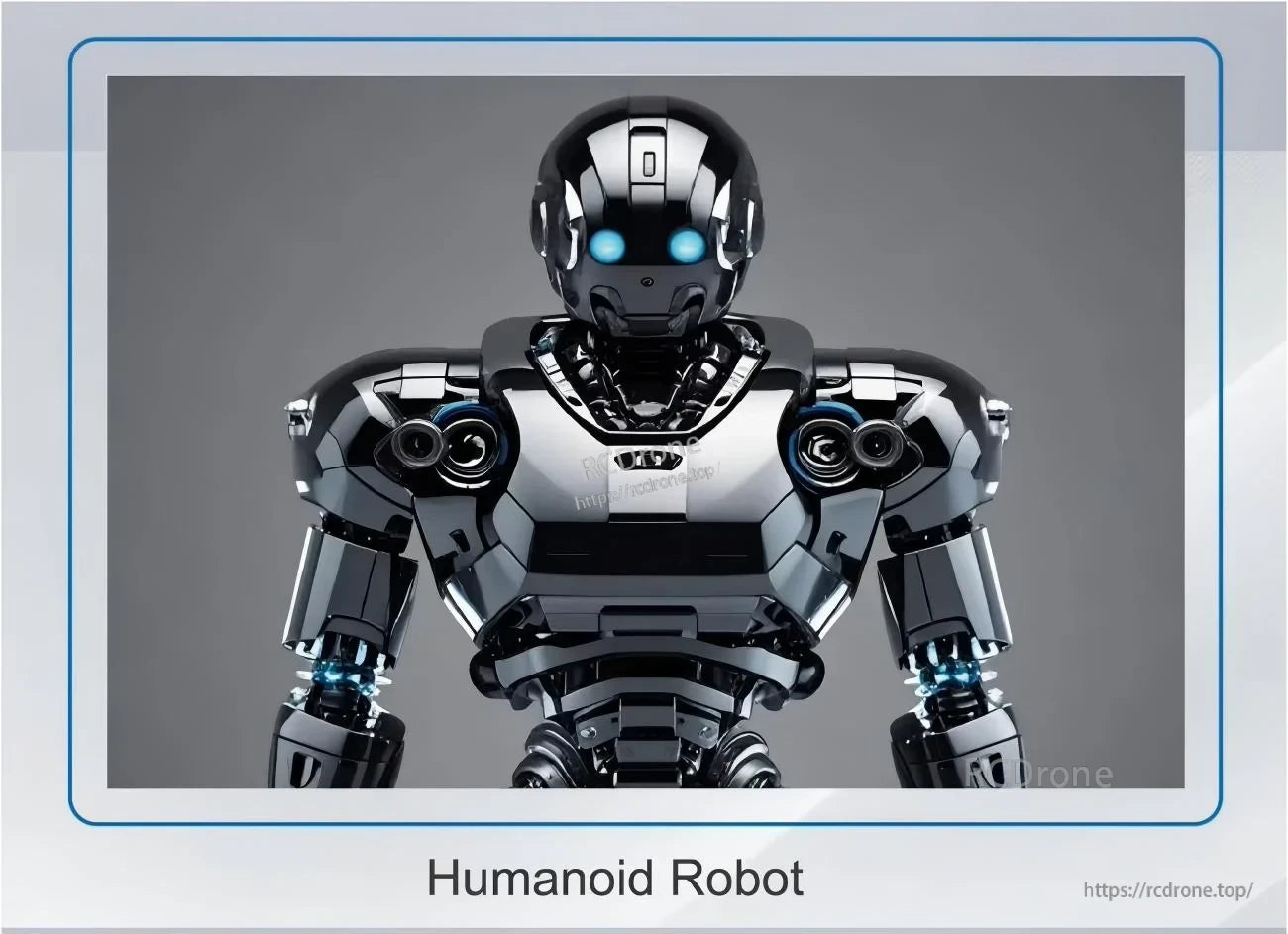 Humanoid robot application image representing RGB-D depth camera use in robotics perception and navigation