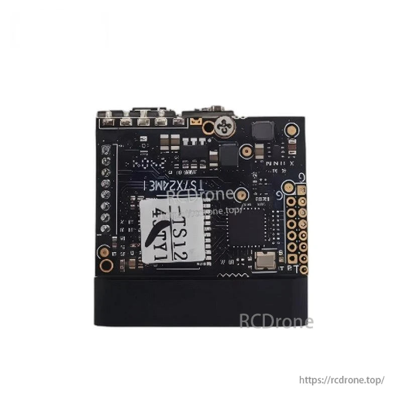 Top-down view of Yunshis PLS-K2000 module PCB showing pin pads/headers and component layout