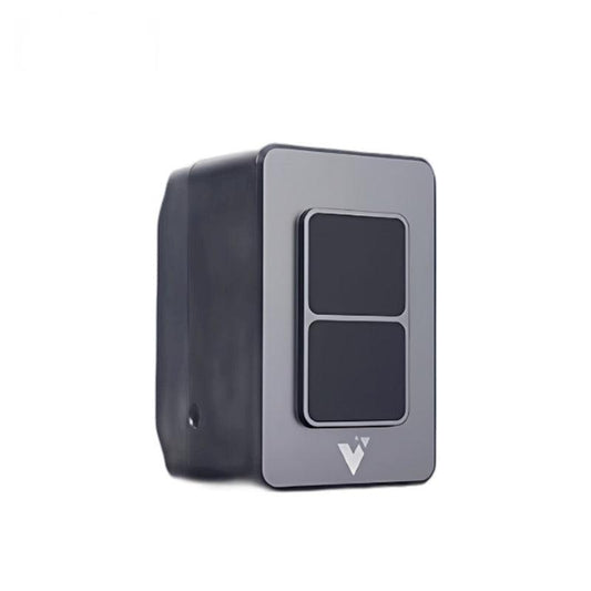 Yunshis XT-M60 Flash LiDAR Sensor angled front view with dual window faceplate