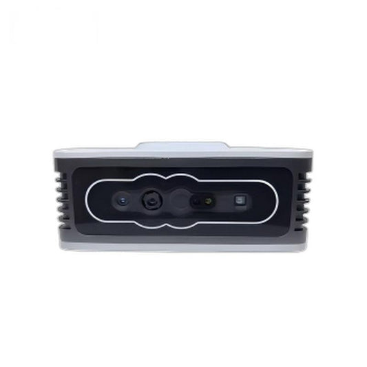 Yunshis iHawkP100E polarized 3D structured light RGB-D camera front view with lens and sensor array
