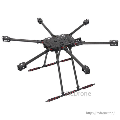 ZD850 PRO Full Carbon Fiber 15 Inch FPV Drone Frame Kit with Unflodable Landing Gear Foldable Arm for FPV DIY Aircraft Hexacopter