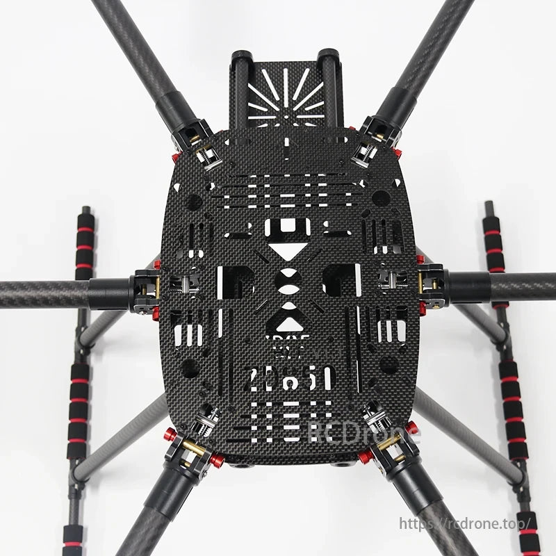 ZD850 Pro FPV Drone Frame, A motor block with a diagonal wheelbase of approximately 850mm, capable of supporting up to 16-inch paddles.