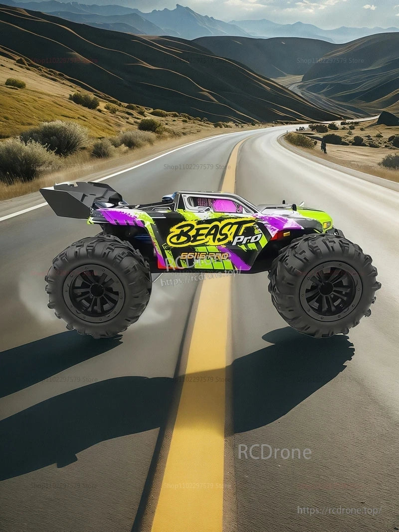 ZLL SG116 PRO/MAX 1/16 4WD RC Car features high speed and LED off-road truck with brushless or brushed motor.