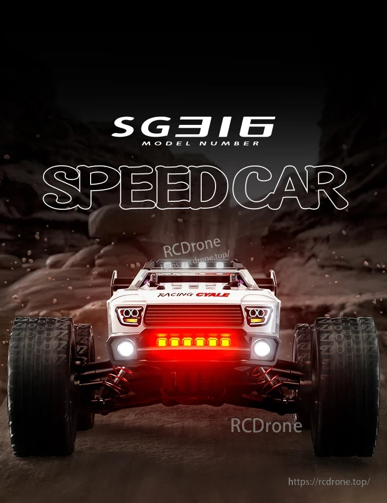 ZLL SG316 MAX/PRO 1:16 4WD Rc Car, High-speed driving and drifting on various terrain types.