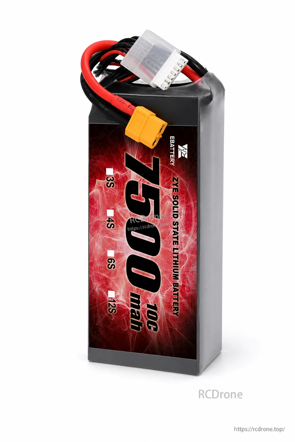 ZYE 4S HV 15.8V 7500mAh 10C Solid State LiPo Battery product detail image