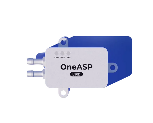 ZeroOne OneASP L10D Airspeed Sensor - DroneCAN, 0-231.8km/h range, ±1% error, 4.7-5.3V