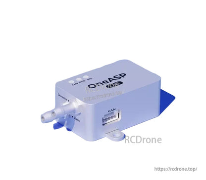 ZeroOne OneASP L10D Airspeed Sensor, OneASP Airspeed Sensor for drones: 0–231.8 km/h range, ±1% accuracy, 4.7–5.3V operating voltage.
