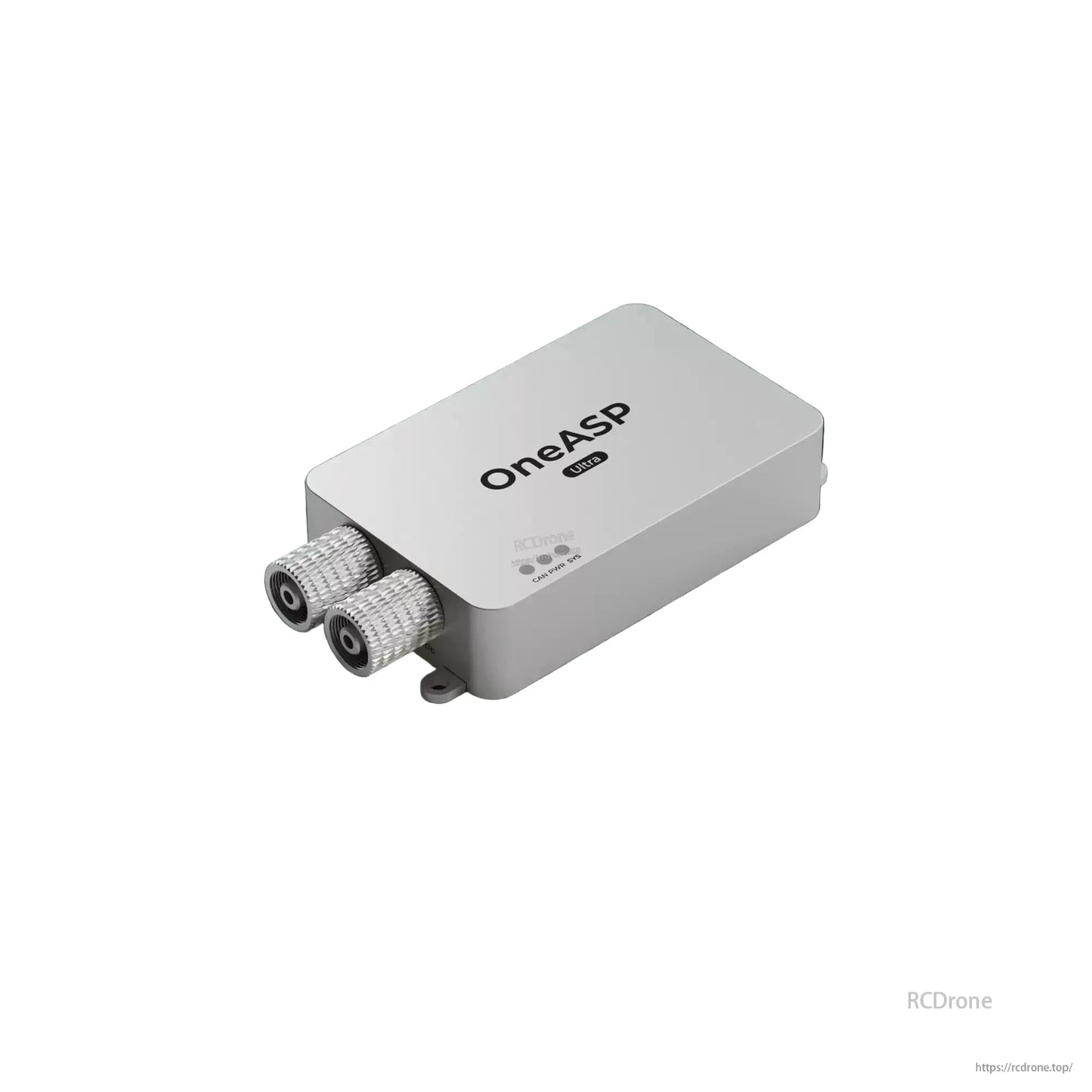 ZeroOne OneASP Ultra Airspeed Sensor, OneASP Ultra airspeed sensor: 0–1636.9 km/h range, ±0.25% FS accuracy, dual connectors, compact metal design, 4.7–5.3V operation.