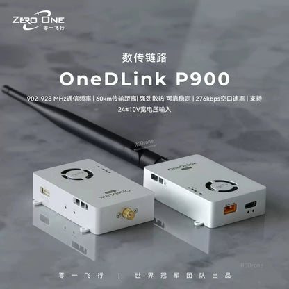 OneDLink offers drone telemetry solutions with P900/P840 links for up to 60km range and 276/345 kbps data transfer rates.
