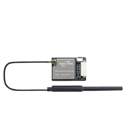 ZeroOne OneWLink WiFi DataLink 2.4G UDP Telemetry, ZeroOne Aero WiFi module: 200m range, 2.4GHz UDP telemetry, APM/PX4 support, 5V powered, with onboard WiFi credentials.