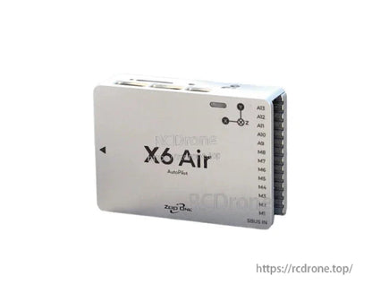 ZeroOne X6 Air flight controller supports ArduPilot/PX4 for Copter, Plane, VTOL, and Rover.