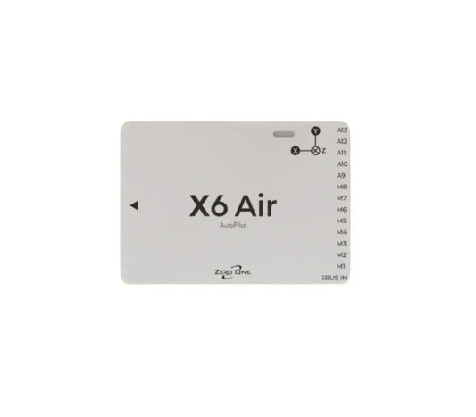 ZeroOne X6 Air flight controller supports ArduPilot/PX4 for Copter, Plane, VTOL, and Rover.
