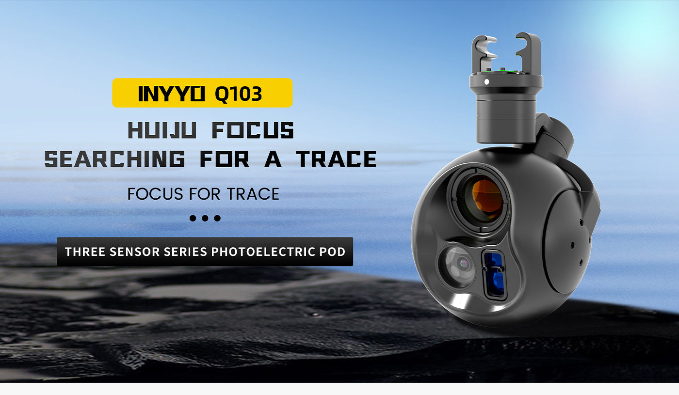 Zingto INYYO Q103 Drone Camera Gimbal, ZYngo camera gimbal searches for trace with high-precision focus and advanced tracing tech.