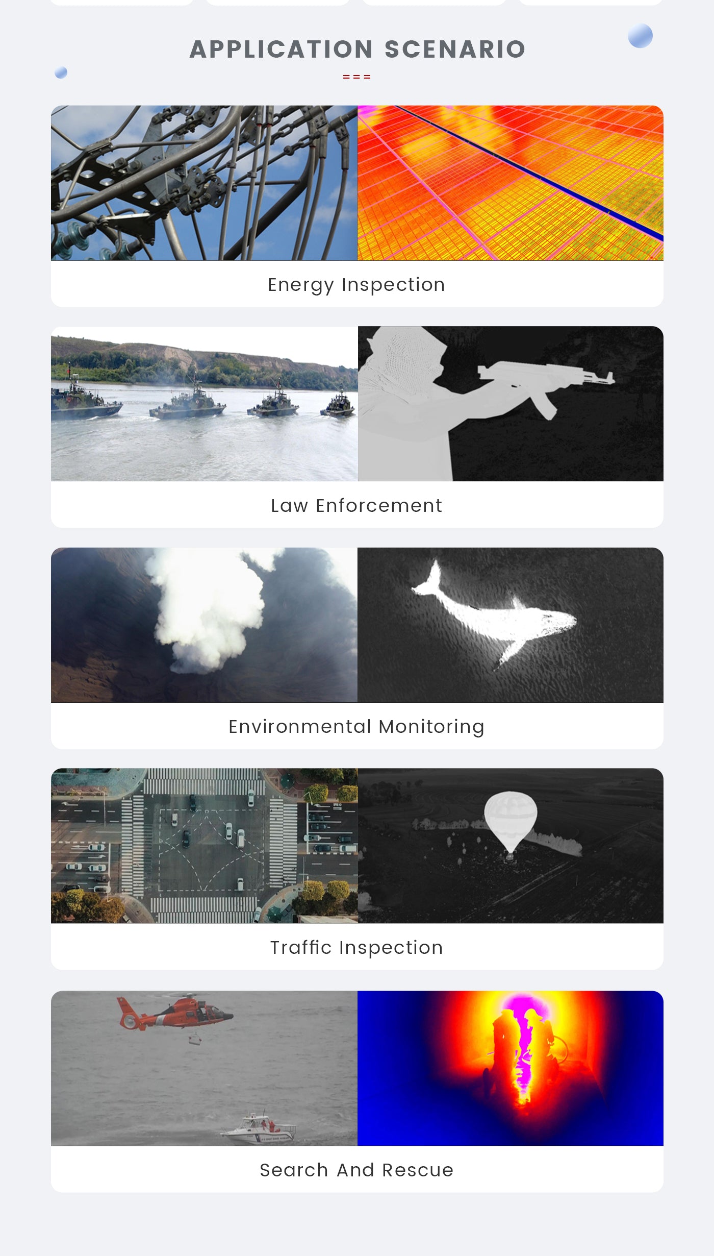 5 Zingto INYYO Q12L Drone Camera Gimbal, The text describes a drone camera gimbal with a 1/2.7-inch Sony CMOS sensor.