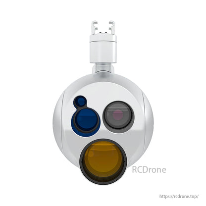 Zingto INYYO Q355 Drone Camera Gimbal - 30x optische zoom EO 1280 Thermische beeldvorming 6KM LRF Drievoudige sensoren Pod