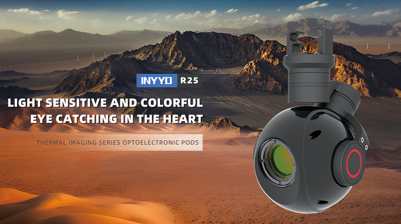 1 Zingto INYYO R25 Gimbal, The Zingto IRYO R25 Gimbal has light-sensitive and colorful thermal imaging features.