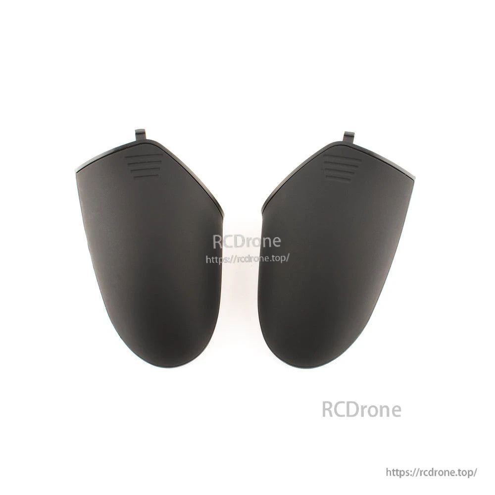 Zorro Battery Cover replacement pair, two black battery covers shown side by side on white background