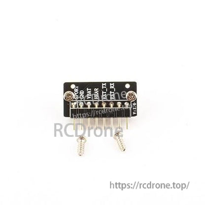 Zorro Module Bay Pin header board with labeled solder pins and two mounting screws