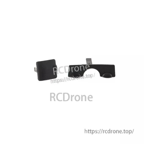 Zorro Rubber Cover replacement set with two black protective rubber caps on white background