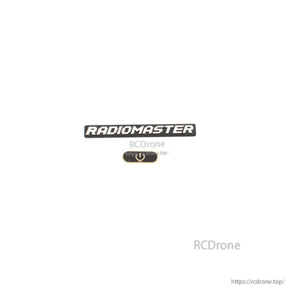 Zorro sticker set logo decals showing Radiomaster and RCDrone branding replacement labels
