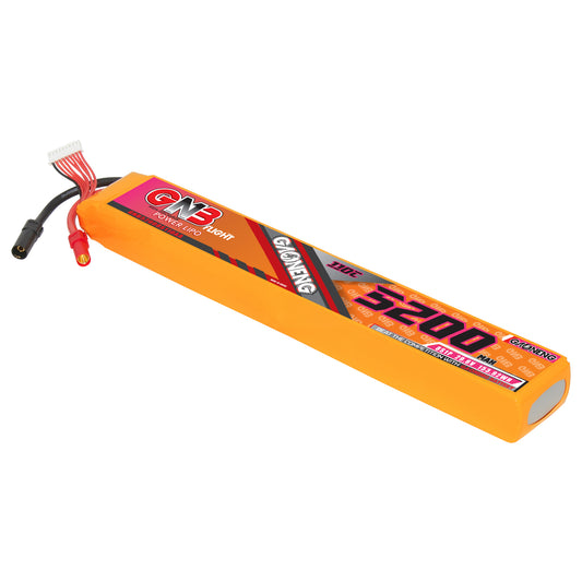 GAONENG GNB 8S 29.6V 5200mAh 110C LiPo battery pack with balance lead and XT150 connector