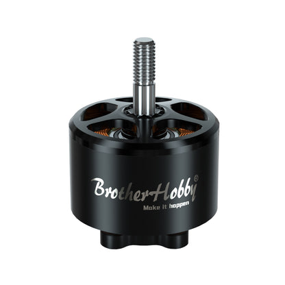 BrotherHobby SE 2816 810KV CW brushless motor with black housing, exposed copper windings, and threaded shaft