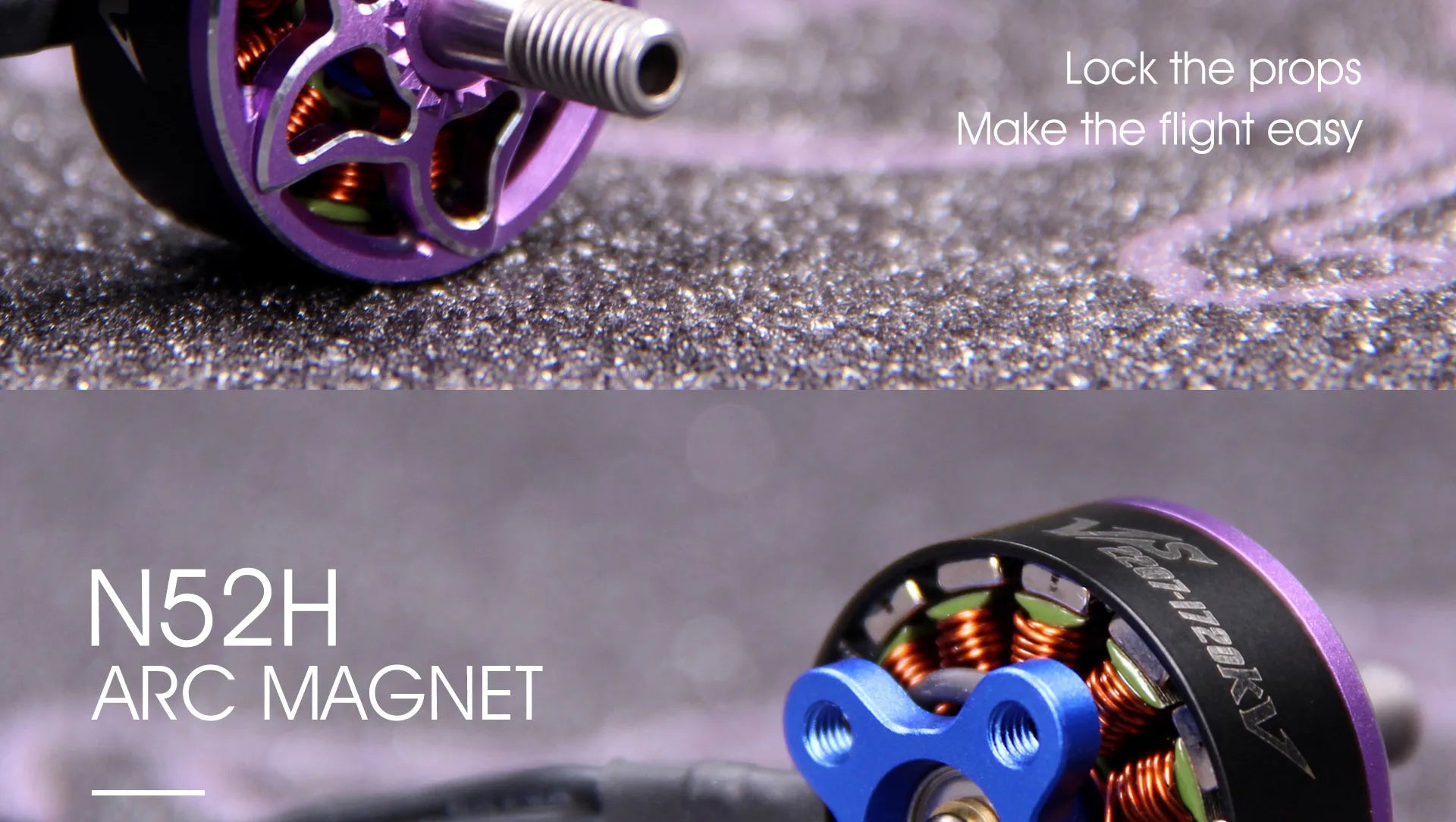 BrotherHobby VS 2207 Motor, Al 7075 Stator: 0.2mm Kawasaki silicon steel Configuration: 12N