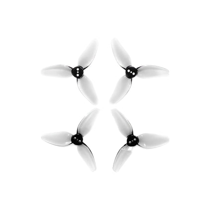 HQProp TR2.5X2.5X3 grey 2.5-inch 3-blade polycarbonate propeller set, four props (2CW+2CCW)