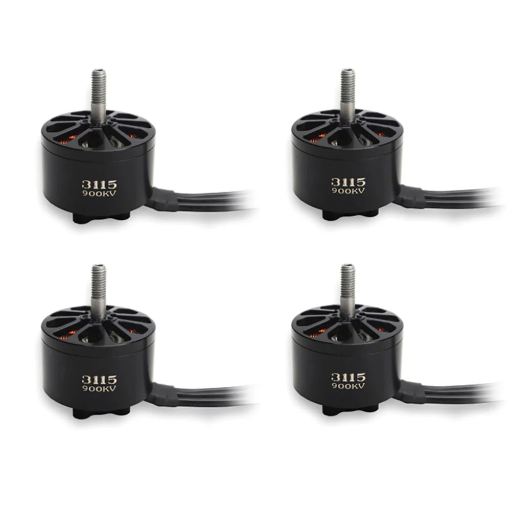 Tarot 3115 900KV Brushless Motor, Tarot 3115 900KV brushless motors with 5mm shaft, 6S, 4080g thrust, ideal for 9–10 inch long-range FPV drones.