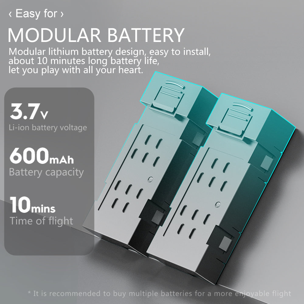 YCRC A3 PRO Drone, modular lithium battery design;easy to install; about 10 minutes i